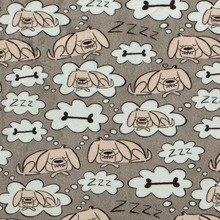 Sleeping Dog Flat Pet Bed